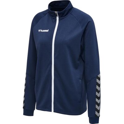 HUMMEL Giacca Donna Poly Zip Autentica - Marine - Giacca HUMMEL Giacca Donna Poly Zip Autentica - Marine - Giacca