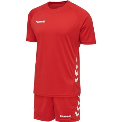 Hummel Set T-shirt e Pantaloncini Uomo - Rosso Sportivo Hummel Set T-shirt e Pantaloncini Uomo - Rosso Sportivo