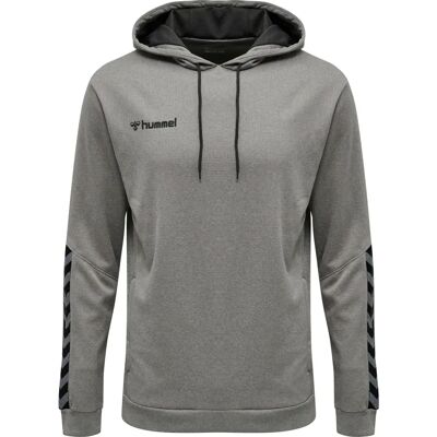 HUMMEL Heren Authentic Poly Grijs Voetbalsweater - Trui HUMMEL Heren Authentic Poly Grijs Voetbalsweater - Trui