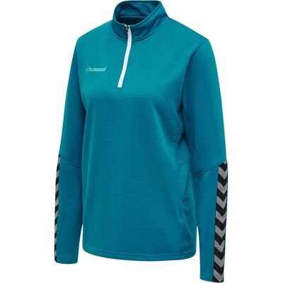 Hummel Hmlauthentic Half Zip Sweatshirt - Women - Celestial - Sweatshirt Hummel Hmlauthentic Half Zip Sweatshirt - Women - Celestial - Sweatshirt