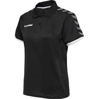 Hummel Polo Donna Autentico Funzionale - Nero - Maglietta Sportiva Leggera Hummel Polo Donna Autentico Funzionale - Nero - Maglietta Sportiva Leggera