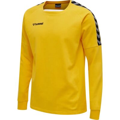 Hummel AUTHENTIC TRAINING SWEAT - Maglietta sport - Giallo Hummel AUTHENTIC TRAINING SWEAT - Maglietta sport - Giallo