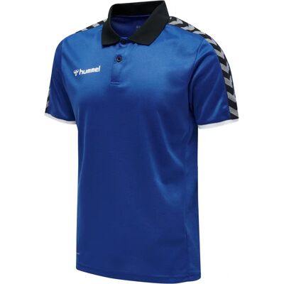 hummel Blau Modell M Wasserdicht Logo Sport-Polo hummel Blau Modell M Wasserdicht Logo Sport-Polo
