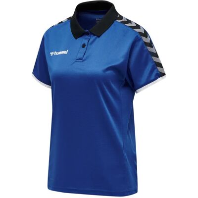 Hummel Polo Donna - Funzionale Autentico - Blu Hummel Polo Donna - Funzionale Autentico - Blu