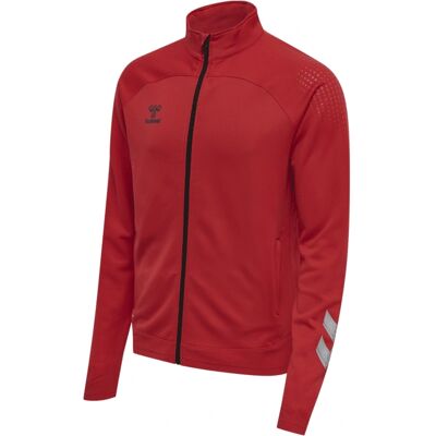 Hummel Lead Poly Rode Heren Jacke - Sportkleding Hummel Lead Poly Rode Heren Jacke - Sportkleding