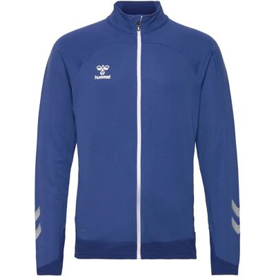 hummel - hmlLEAD POLY ZIP JACKET - Blå - L - Jakke hummel - hmlLEAD POLY ZIP JACKET - Blå - L - Jakke