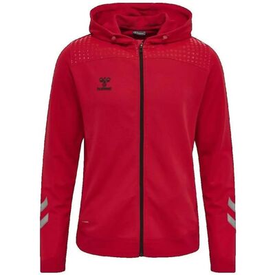 Hummel Lead (Φερμουάρ) Πολυάνδρας Ανδρικό κόκκινο M - Φούτερ με κουκούλα Hummel Lead (Φερμουάρ) Πολυάνδρας Ανδρικό κόκκινο M - Φούτερ με κουκούλα