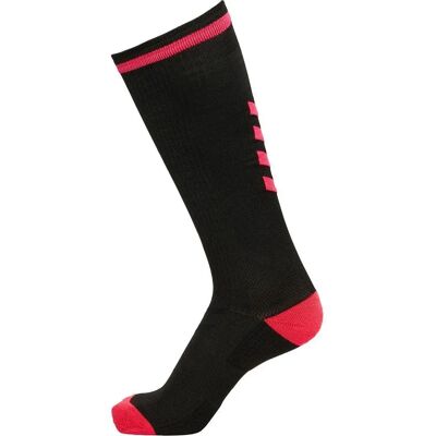 HUMMEL Elite Indoor Sokken Hoog Zwart/diva Pink - Sokken HUMMEL Elite Indoor Sokken Hoog Zwart/diva Pink - Sokken