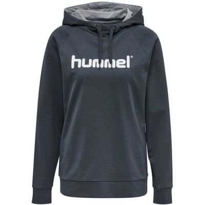 Hummel Go Cotton Logo Felpa con Cappuccio (203517) - inchiostro indiano (203517-8571) Hummel Go Cotton Logo Felpa con Cappuccio (203517) - inchiostro indiano (203517-8571)