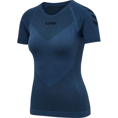 hummel Damen First Seamless Jersey S/S - Blau - Funktionsshirt hummel Damen First Seamless Jersey S/S - Blau - Funktionsshirt