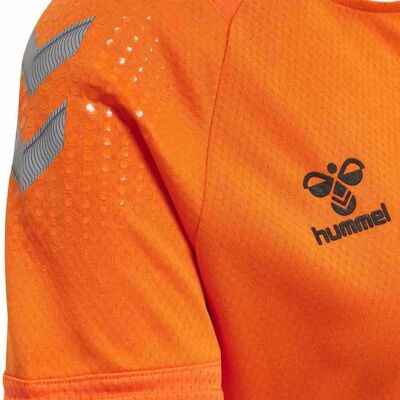 HUMMEL Lead Poly Orange Tiger S/s T-Shirt - Sportswear HUMMEL Lead Poly Orange Tiger S/s T-Shirt - Sportswear