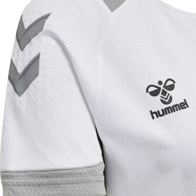 Hummel Women Lead S/S Poly Jersey - White - Sports T-Shirt Hummel Women Lead S/S Poly Jersey - White - Sports T-Shirt