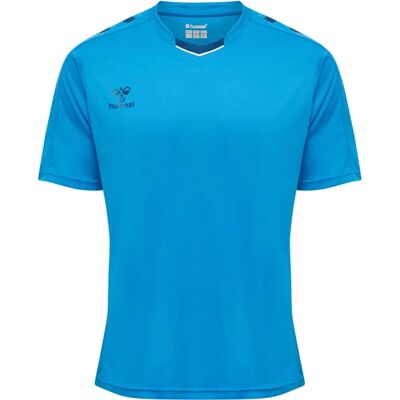 HUMMEL HMLCORE XK POLY JERSEY S/S - Blå - 2XL - T-shirt HUMMEL HMLCORE XK POLY JERSEY S/S - Blå - 2XL - T-shirt