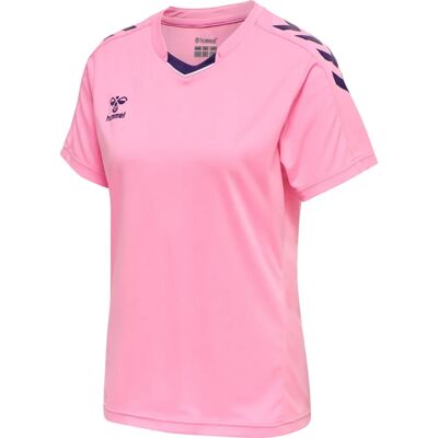 Hummel Core Xk Poly Jersey S/S Woman Rosa XL - Sportshirt Hummel Core Xk Poly Jersey S/S Woman Rosa XL - Sportshirt