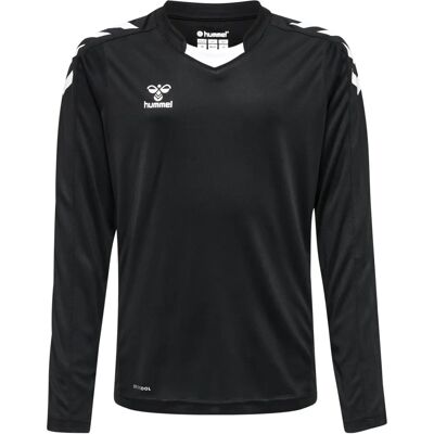 hummel Core Xk Poly Jersey L/S Kids - Fekete - Sportingpóló hummel Core Xk Poly Jersey L/S Kids - Fekete - Sportingpóló