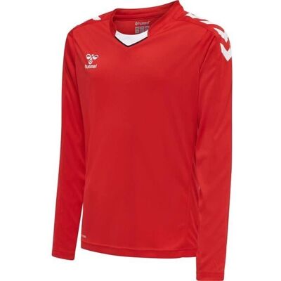 hummel hmlCORE XK Poly Jersey L/S Kids - Rood - 128 hummel hmlCORE XK Poly Jersey L/S Kids - Rood - 128