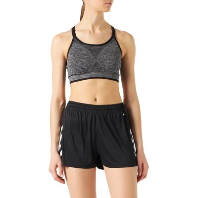 Hummel Schwarze XK Poly Shorts für Damen - Atmungsaktiv, Schnell Trocknend, Verstellbarer Bund Hummel Schwarze XK Poly Shorts für Damen - Atmungsaktiv, Schnell Trocknend, Verstellbarer Bund