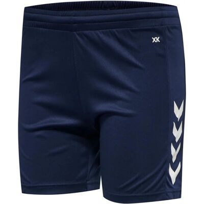 Hummel Damen Shorts hmlCORE XK POLY SHORTS WOMAN - Blau - S - Shorts Hummel Damen Shorts hmlCORE XK POLY SHORTS WOMAN - Blau - S - Shorts