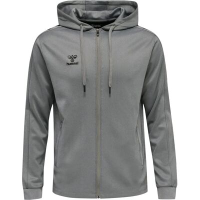 hummel XK POLY ZIP HOOD SWEAT - Γκρί Μπελαρίνα - Φούτερ hummel XK POLY ZIP HOOD SWEAT - Γκρί Μπελαρίνα - Φούτερ