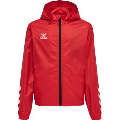 Hummel Unisex Core XK Spray Jas Kids - Rood - 116 Hummel Unisex Core XK Spray Jas Kids - Rood - 116