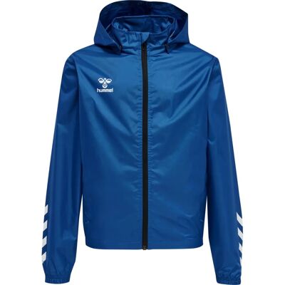 Hummel Unisex Core XK Spray Jas Kinderen - Blauw - Jas Hummel Unisex Core XK Spray Jas Kinderen - Blauw - Jas