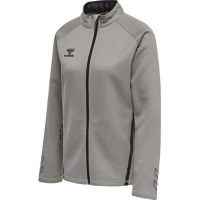 HUMMEL CIMA XK ZIP JACKET WOMAN - Grey Melange - Jacka HUMMEL CIMA XK ZIP JACKET WOMAN - Grey Melange - Jacka