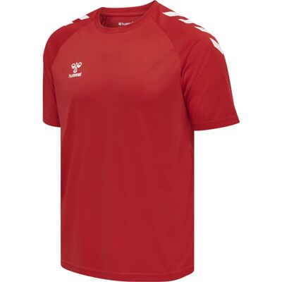 HUMMEL Unisex XK CORE POLY T-SHIRT S/S - Rot - L HUMMEL Unisex XK CORE POLY T-SHIRT S/S - Rot - L