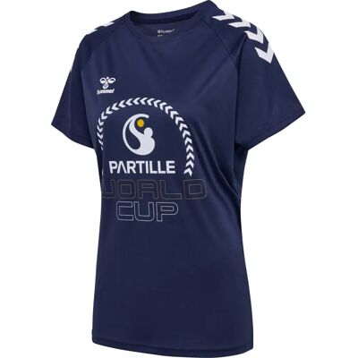 Hummel XS Blauw Sportshirt - Core Poly T-Shirt Hummel XS Blauw Sportshirt - Core Poly T-Shirt