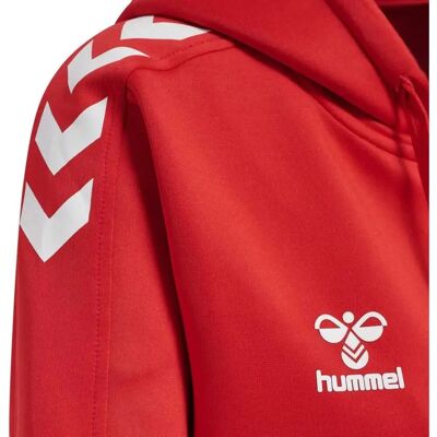 Hummel XK Poly Zip Hood Sweat Woman - True Red - Sweatshirt Hummel XK Poly Zip Hood Sweat Woman - True Red - Sweatshirt