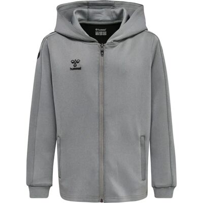 Felpa con Cappuccio Unisex Bambini XK Poly Zip - Grigia - Bambini Felpa con Cappuccio Unisex Bambini XK Poly Zip - Grigia - Bambini