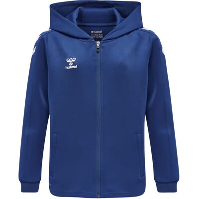 hummel XK POLY ZIP HOOD SWEAT KIDS - Niebieski - Bluza hummel XK POLY ZIP HOOD SWEAT KIDS - Niebieski - Bluza