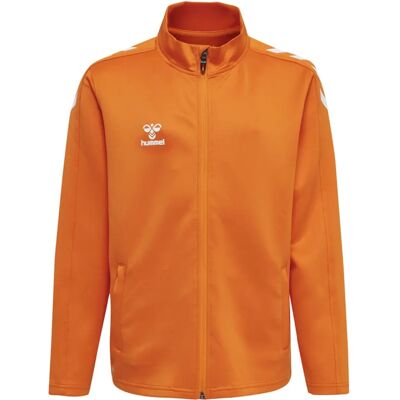 Hummel Unisex Orange Core XK Poly Zip Sweat Jacket - Kids Hummel Unisex Orange Core XK Poly Zip Sweat Jacket - Kids