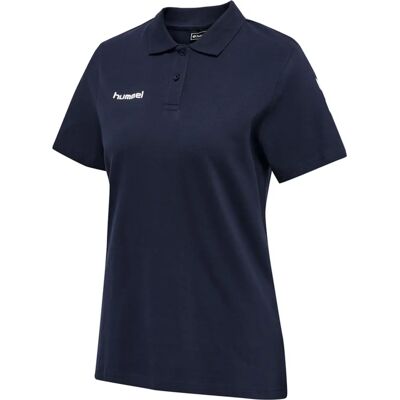 Hummel Polo Donna - Blu - Cotone - Casual & Elegante Hummel Polo Donna - Blu - Cotone - Casual & Elegante