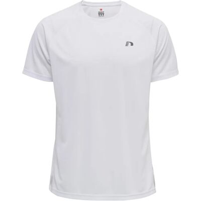 Newline Men White Core Running T-Shirt S/S - T-Shirt Newline Men White Core Running T-Shirt S/S - T-Shirt