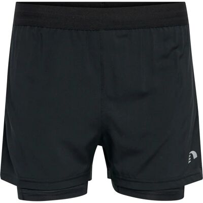 Hummel Shorts 2-in-1 per Donna - Nero - XS Hummel Shorts 2-in-1 per Donna - Nero - XS