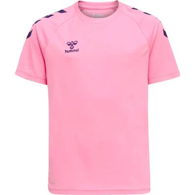 HUMMEL Unisex Kinder hmlCORE XK CORE POLY T-SHIRT S/S - COTTON CANDY, Pink, 116 - T-Shirt HUMMEL Unisex Kinder hmlCORE XK CORE POLY T-SHIRT S/S - COTTON CANDY, Pink, 116 - T-Shirt