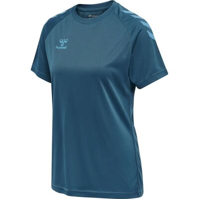 HUMMEL Blau Modell XK Core Poly T-Shirt - Sportswear HUMMEL Blau Modell XK Core Poly T-Shirt - Sportswear