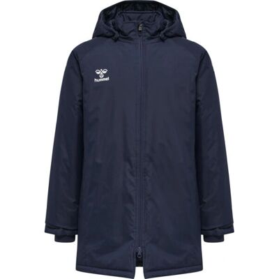 Veste Hummel XK Bench Enfants - Bleu - Logo étanche - Publicité Veste Hummel XK Bench Enfants - Bleu - Logo étanche - Publicité