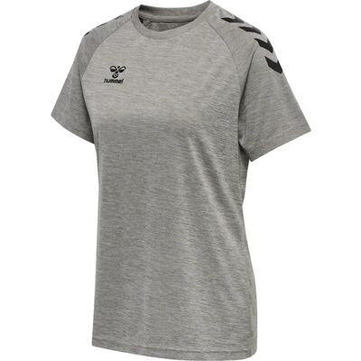 Hummel Grey Melange Short Sleeve T-Shirt - Sport Hummel Grey Melange Short Sleeve T-Shirt - Sport