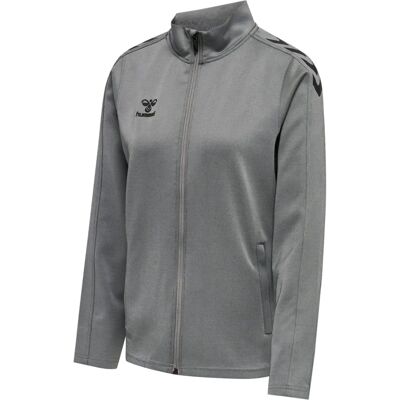 Hummel Core XK Poly Zip Sweat Woman - Γκρι - Μπουφάν Hummel Core XK Poly Zip Sweat Woman - Γκρι - Μπουφάν