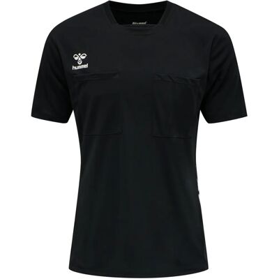 Hummel Herren Sportshirt - Referee Chevron Jersey S/S - Black Hummel Herren Sportshirt - Referee Chevron Jersey S/S - Black