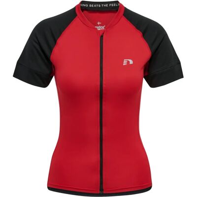 NewLine Women's Core Bike Jersey - Red, Short Sleeve, Reflective NewLine Women's Core Bike Jersey - Red, Short Sleeve, Reflective