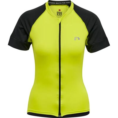 Hummel Maillot de cyclisme femme Core - L - Vert - Veste de vélo - Publicité Hummel Maillot de cyclisme femme Core - L - Vert - Veste de vélo - Publicité