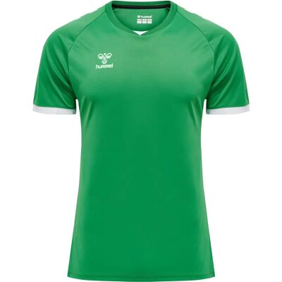 HUMMEL hmlhmlCORE Λευκό Πράσινο - Μπλούζα για Πολυαθλήματα HUMMEL hmlhmlCORE Λευκό Πράσινο - Μπλούζα για Πολυαθλήματα