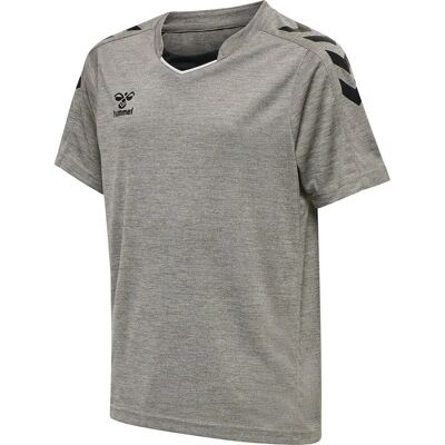 HUMMEL Kids Sports Shirt XK Poly Jersey S/S - Grey - Kids Sports Shirt HUMMEL Kids Sports Shirt XK Poly Jersey S/S - Grey - Kids Sports Shirt