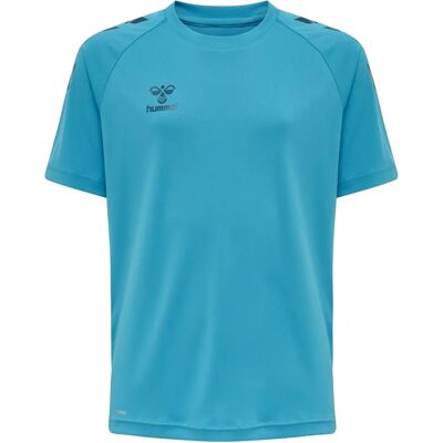 hummel Maglietta Core Xk Poly S/S Bambini - Blu - Maglietta hummel Maglietta Core Xk Poly S/S Bambini - Blu - Maglietta