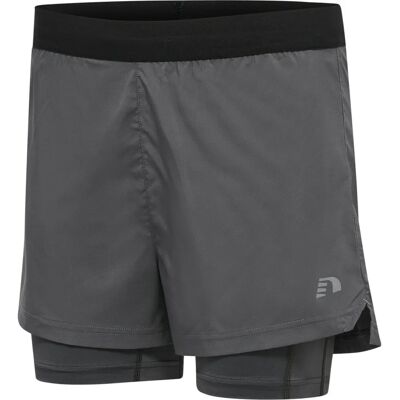 SHORTS DE COURSE 2-en-1 FEMME - Gris - XS - Vêtements de sport - Publicité SHORTS DE COURSE 2-en-1 FEMME - Gris - XS - Vêtements de sport - Publicité