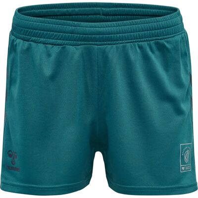 HUMMEL XS Green Women's Shorts - Shorts HUMMEL XS Green Women's Shorts - Shorts