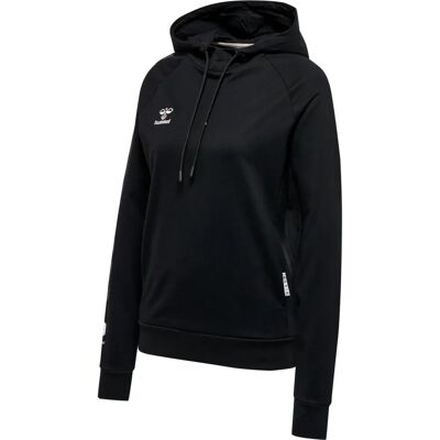 Hummel Damen hmlMOVE GRID Cotton Hoodie - Black - Sweatshirt Hummel Damen hmlMOVE GRID Cotton Hoodie - Black - Sweatshirt