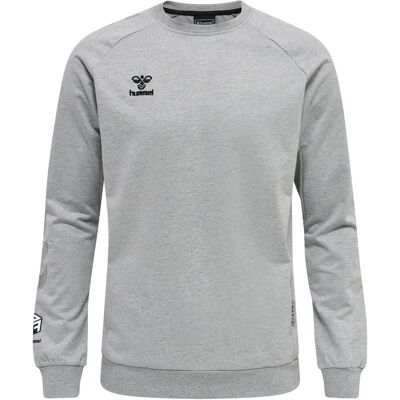 Hummel Move Grid Sweatshirt (214788) - grijs Hummel Move Grid Sweatshirt (214788) - grijs